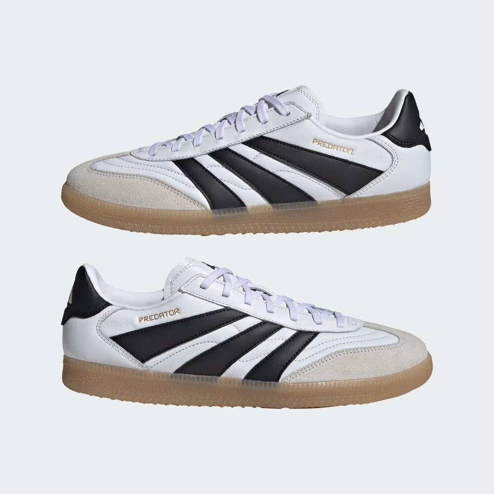 adidas Predator 24 League Freestyle Low White Black Gum Size 10 - | NWOB - Picture 2 of 10